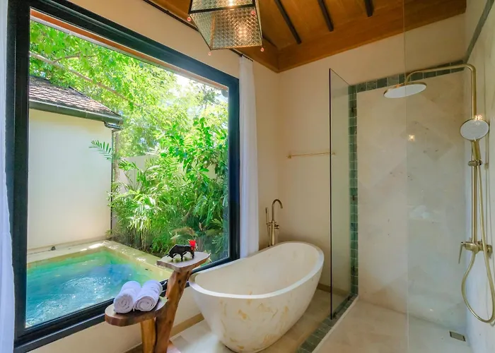 New Cozy 1 Bedroom Garden With Private Pool 别墅