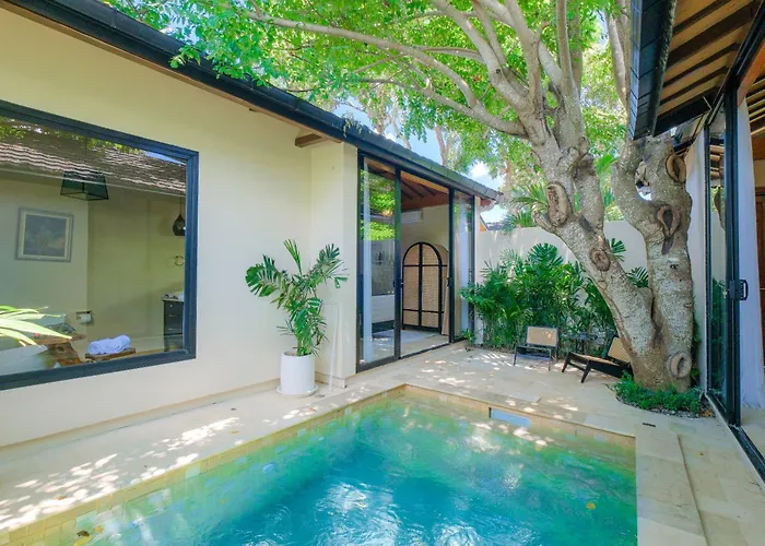 New Cozy 1 Bedroom Garden With Private Pool 别墅