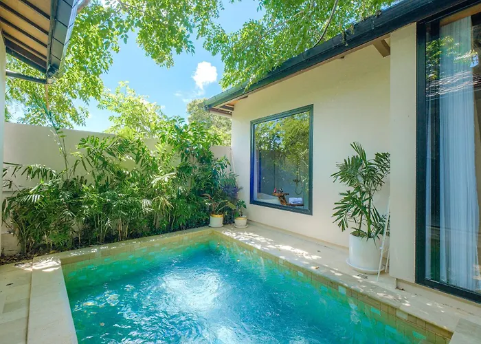 别墅 New Cozy 1 Bedroom Garden With Private Pool